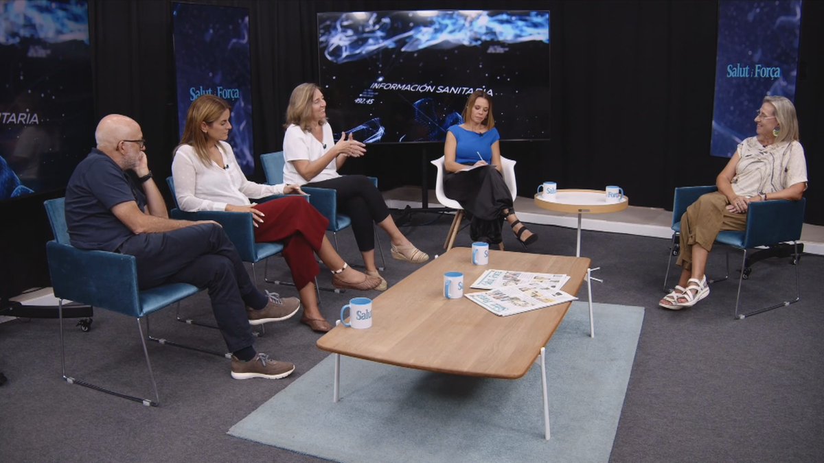 saludediciones's tweet photo. Tertúlia amb Lluïsa Mestre, psicòloga clínica. L’acompanyen Margalida Gili, Marian Fuster i Ramon Colom. Programa Salut i Força a Fibwi TV presentat per Laura Calafat i dirigit per Carlos Hernández.
https://t.co/MB1YFdnUFj
@fibwi @marianfuster_ @farmaciacolom @LauraCalafatMnz https://t.co/LiisD2wqcf