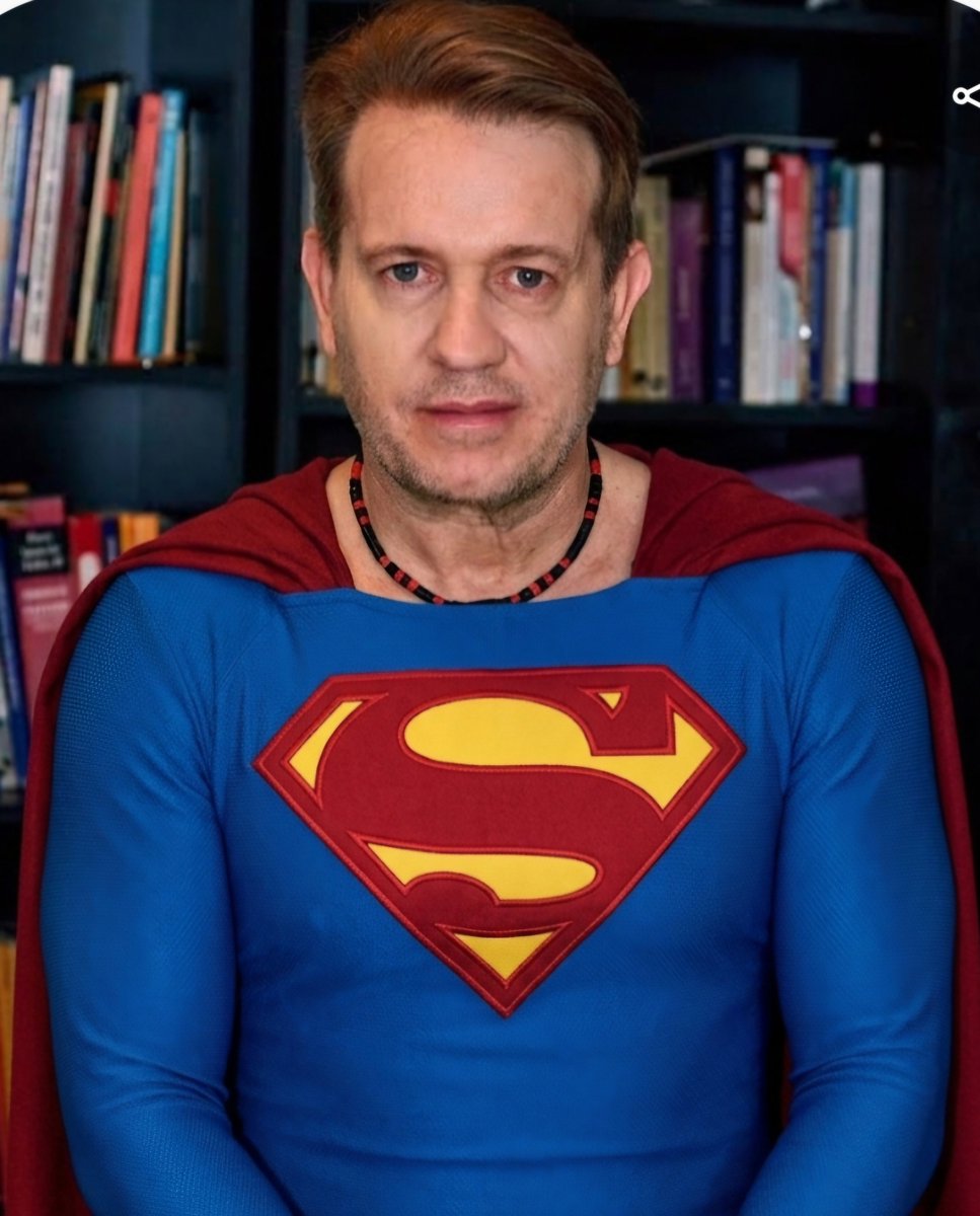 NickyMarquez1's tweet photo. El médico al nacer me impuso arbitrariamente una identidad terrícola, sin dejarme elegir ser Superman. Pero con la ley de género yo declaro y determino ser Ckark Kent y al que niegue reconocerme como tal, exijo su inmediato encarcelamiento: ESTÁS DE ACUERDO @Flordelav? https://t.co/Io6tvbLh65