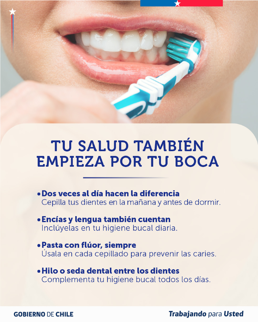 ministeriosalud's tweet photo. Tu salud también empieza por la boca. Cuida tu salud bucal todos los días: cada hábito puede hacer la diferencia.
#TuBocaImporta https://t.co/uOB9WM5ely