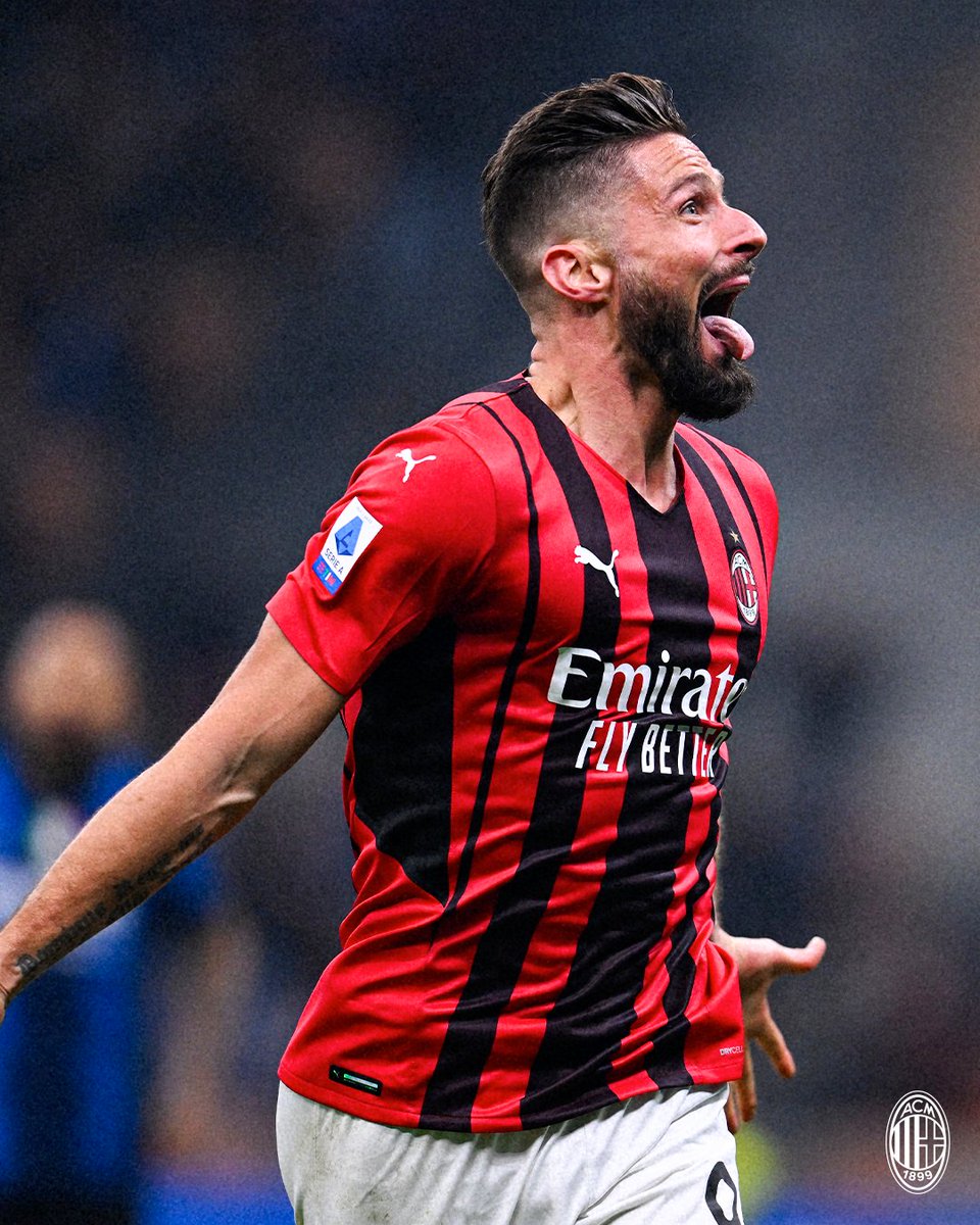 acmilan's tweet photo. Class, character and composure. The Olivier Giroud way 👏 https://t.co/ItWg6U2ft1