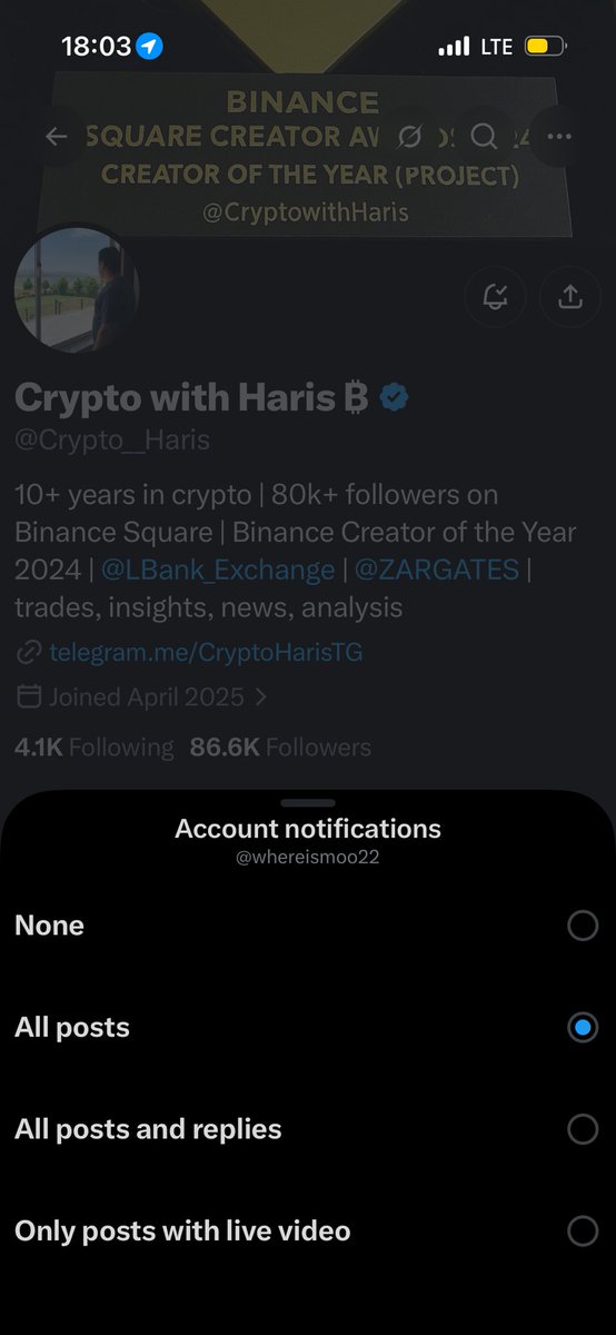 whereismoo22's tweet photo. @Crypto__Haris Here’s my BEP20 address: 0x8dc96507e6564abfbd4d8b43fc15a051620ee752

Manifesting a first win and hoping you finally notice me sir 🙏❤️ 
@Crypto__Haris https://t.co/slc9lnz27u