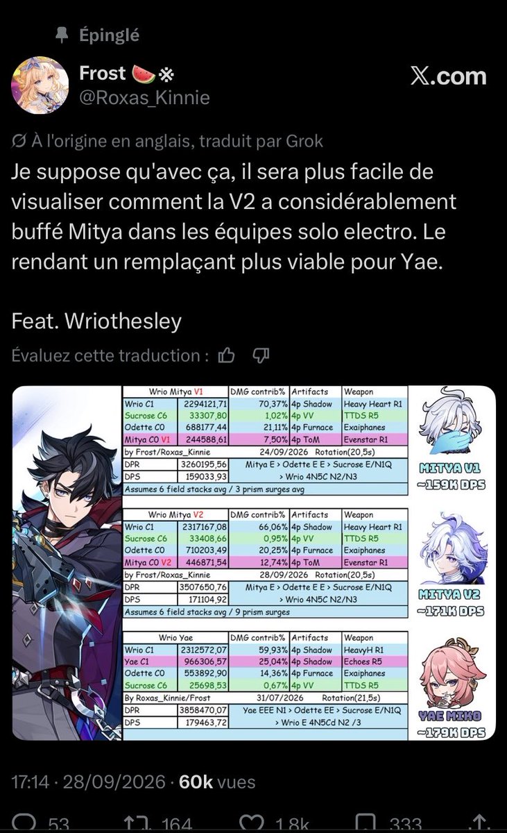 MsNothingnes5's tweet photo. @muco__10 @nknown0688 Tu traites les gens de delusionel mais c’est plutôt toi qui passe pour un abruti pour le coup 😭plus que même les TC le considère déjà comme un bon remplaçant pour Yae Vue que la diff entre eux est quasi inexistante 8k c’est rien du tout https://t.co/sCQYi6JciF