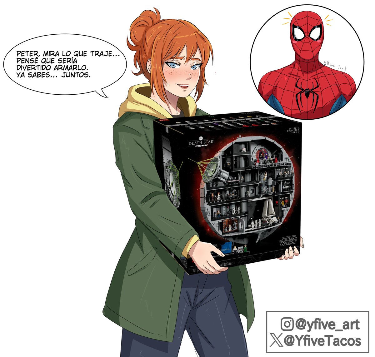 YfiveTacos's tweet photo. Jean grey x SpiderMan  #SpiderManBrandNewDay https://t.co/g9egTt50N9