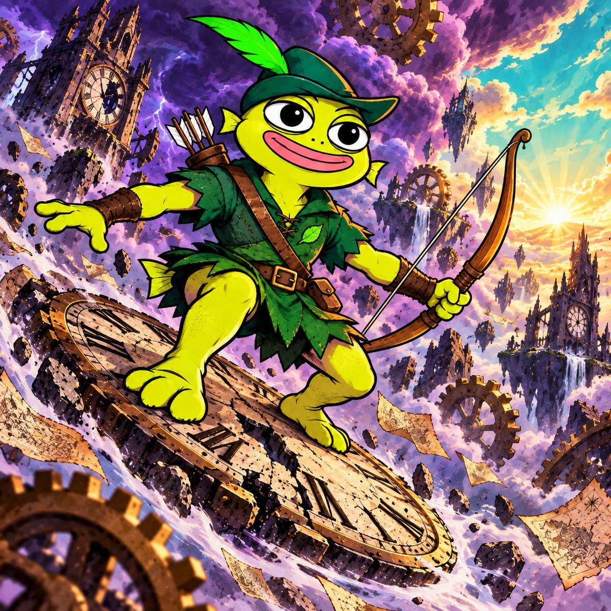 FennCoin's tweet photo. They said give it time.
FENN stole the whole clock. 🕰️🏹
Three arrows. One questionable plan. A whole new day of FENNergy.
Who’s riding with us? 💚
$FENN https://t.co/VGR2GhV3GX