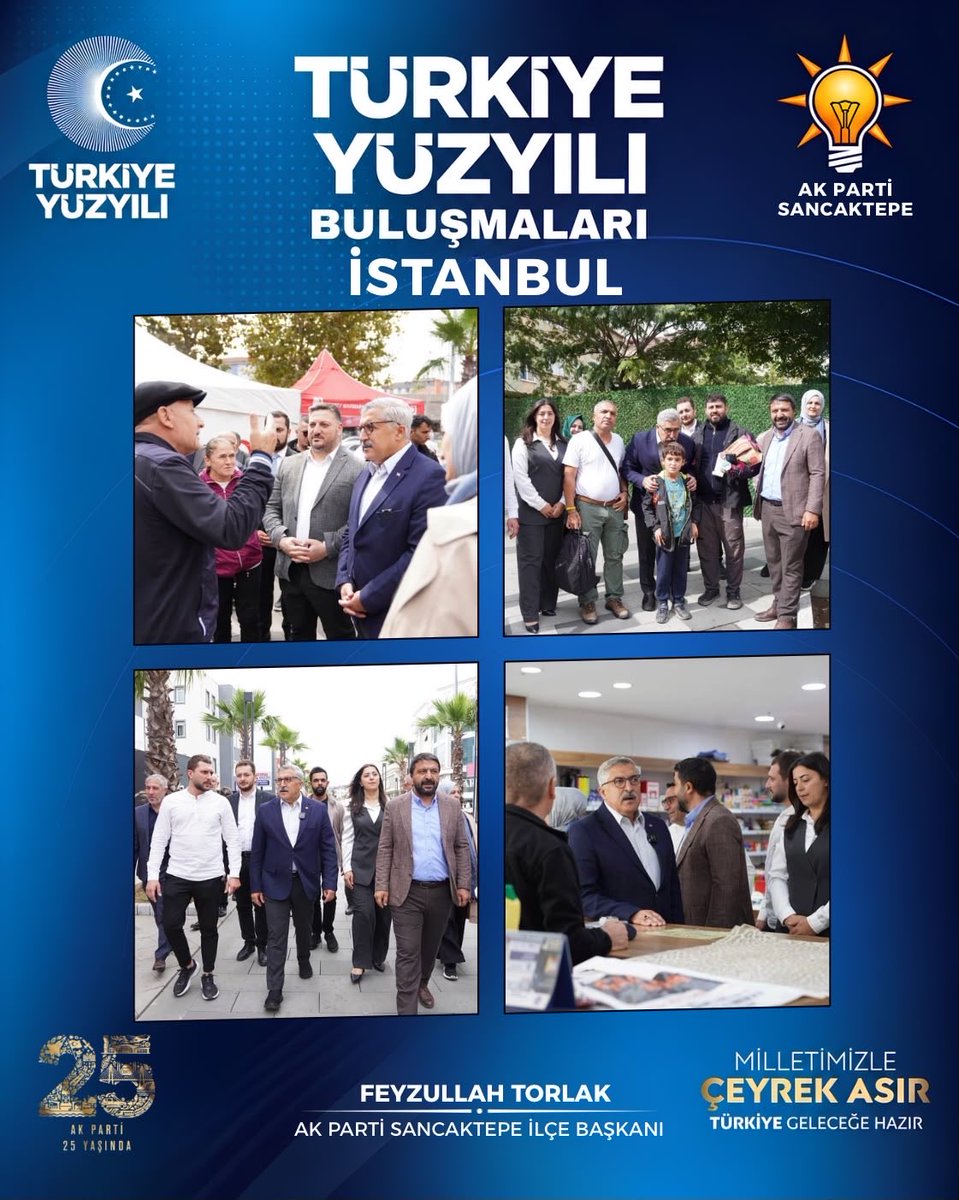 ak_sancaktepe's tweet photo. Sancaktepe’de teşkilatımızın dinamizmi, saha gücü ve dava şuuru ile sahadayız.

Mahalle mahalle, sokak sokak, hane hane hemşehrilerimizle buluşuyor; gönüllere dokunuyor, talep ve beklentilerini dinliyor, Türkiye Yüzyılı hedeflerimizi milletimizle birlikte konuşuyoruz.

Türkiye Yüzyılı Buluşmaları İstanbul 

@abdullahozdemir 
@nuryuzbasioglu 
@DegemDeniz 
@FeyzullahTORLAK 
@akpartiistanbul