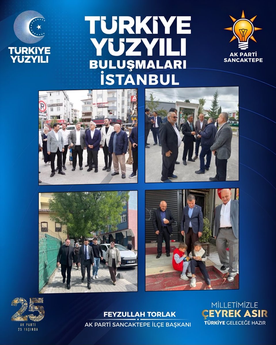 ak_sancaktepe's tweet photo. Sancaktepe’de teşkilatımızın dinamizmi, saha gücü ve dava şuuru ile sahadayız.

Mahalle mahalle, sokak sokak, hane hane hemşehrilerimizle buluşuyor; gönüllere dokunuyor, talep ve beklentilerini dinliyor, Türkiye Yüzyılı hedeflerimizi milletimizle birlikte konuşuyoruz.

Türkiye Yüzyılı Buluşmaları İstanbul 

@abdullahozdemir 
@nuryuzbasioglu 
@DegemDeniz 
@FeyzullahTORLAK 
@akpartiistanbul