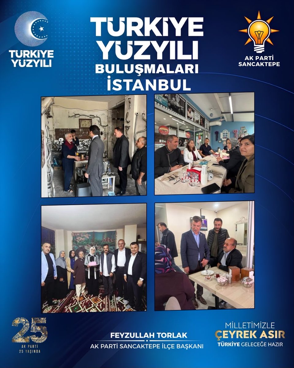 ak_sancaktepe's tweet photo. Sancaktepe’de teşkilatımızın dinamizmi, saha gücü ve dava şuuru ile sahadayız.

Mahalle mahalle, sokak sokak, hane hane hemşehrilerimizle buluşuyor; gönüllere dokunuyor, talep ve beklentilerini dinliyor, Türkiye Yüzyılı hedeflerimizi milletimizle birlikte konuşuyoruz.

Türkiye Yüzyılı Buluşmaları İstanbul 

@abdullahozdemir 
@nuryuzbasioglu 
@DegemDeniz 
@FeyzullahTORLAK 
@akpartiistanbul
