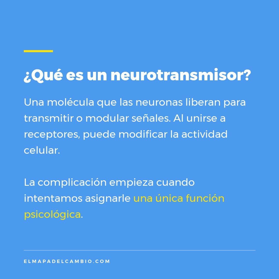 elmapadelcambio's tweet photo. Decir que la dopamina es «la molécula del placer» o que la serotonina es «la molécula de la felicidad» tiene algo de verdad. 
Precisamente por eso resulta tan convincente. https://t.co/q4UwsXTJLY