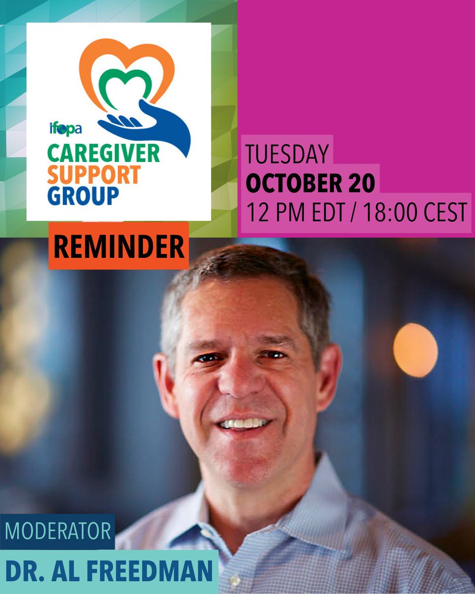 ifopa's tweet photo. 🧡 Caring for someone with FOP is a unique journey—you don’t have to do it alone.

Join our Caregiver Support Group on Tuesday, October 20 from 12–1 PM EDT / 18:00–19:00 CEST to connect, share, and support one another.

🧬 Led by psychologist Dr. Al Freedman (@amf41)

🔗 https://t.co/EzdOlT6yVX #CaregiverSupport #CaregivingHappens #caregiver #FOPawareness #RareDisease