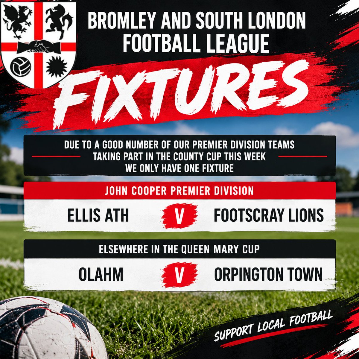 BASLFL's tweet photo. Good see our friends at OLAHM finally kick off their season. https://t.co/izCrEqsNHW