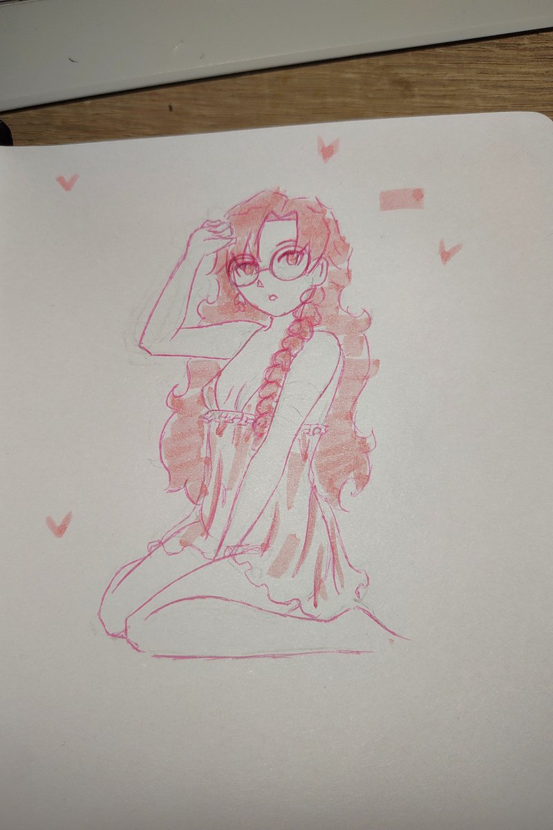 StupidCupidLore's tweet photo. /°𑣲 drew lorelei again because I love this loser 
#jjbaoc https://t.co/sGcfy9DbzQ
