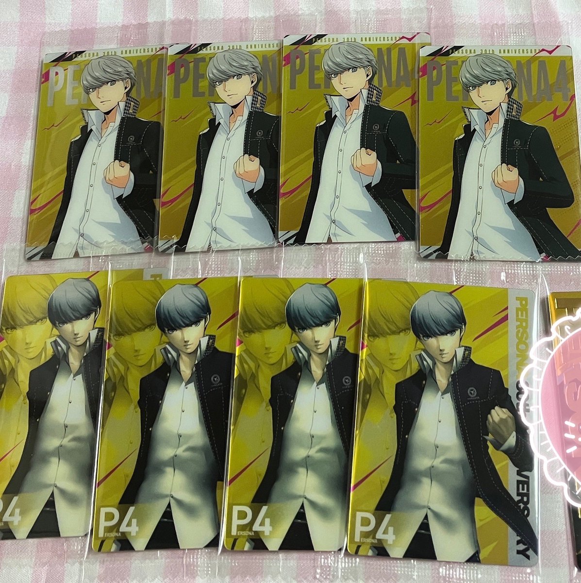 mushiba_a's tweet photo. @0823gurasama はじめまして。検索より失礼します。
現在P4 No.14を以下の数所有しております。
P5 No.07、No.15 各2点づつと郵送にて交換可能でしょうか？(4:4)
ご検討いただければ幸いです。
どうぞよろしくお願いいたします。 https://t.co/GymvhWTWCU