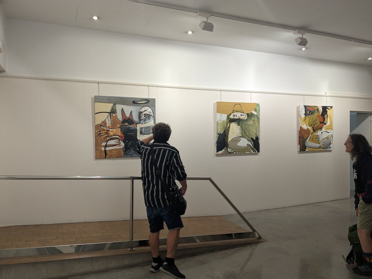 dgomezsof's tweet photo. Visita guiada a l'exposició Txema Rico al Centre Cívic Selves i Carner 👏 https://t.co/mFEKySYhPp