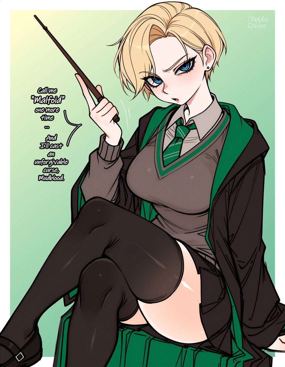 maddiedobles's tweet photo. My take on FemDraco aka Malfoid (sfw) https://t.co/IL18bVfonK