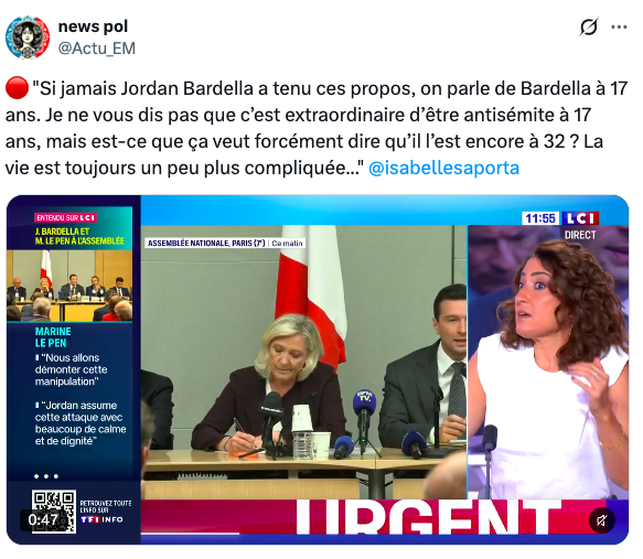 GrireJacques's tweet photo. Une rumeur absurde prétend qu'il y aurait en France une autorité chargée de veiller à ce que nos médias ne deviennent pas des tas d'immondices peuplés de dégénérés racistes, antisémites, complotistes, prêts à toutes les bassesses. Mais c'est évidemment une légende. https://t.co/GgtAPuR77b