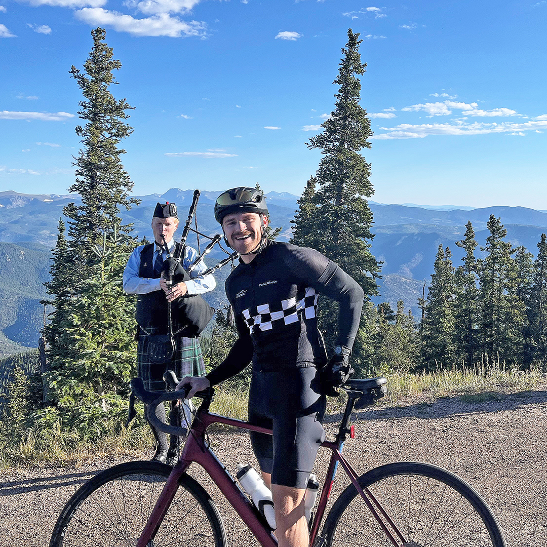mumedicine's tweet photo. While pursuing his degree at the #Mizzou School of Medicine, M3 Brennan Spellman has continued to challenge himself outside the classroom.

He recently turned his focus to cycling and successfully finished an 118-mile event in Colorado.

Learn more: ➡️ https://t.co/BAUsnnk8B4 https://t.co/xHUgSMqiRd