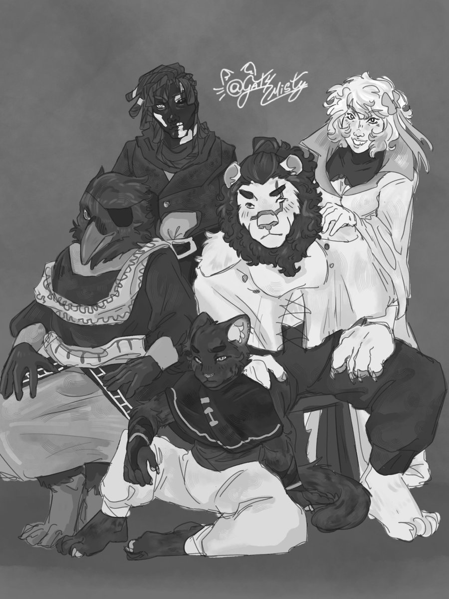 gat4misty's tweet photo. "This redrawing is a love-letter to all the moments I've spent alongside my fellow comrades. In the future, shall I turn those memories into histories that can be the comfort to other people just as it were for me all these years."

- Misty https://t.co/j7Boyb9rqd