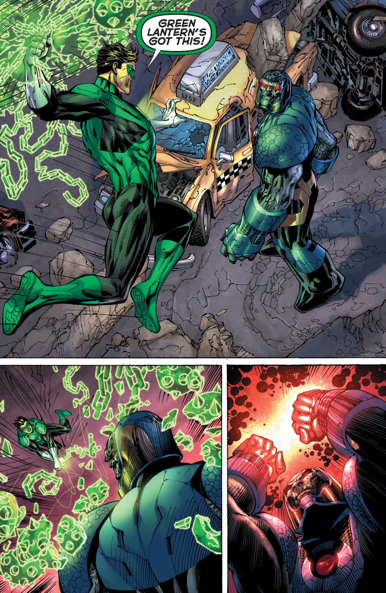 Bemol417647's tweet photo. Note: This is how the fight between Green Lantern and Darkseid went in the COMIC BOOK this scene is adapted from. https://t.co/hE85OvIlbj
