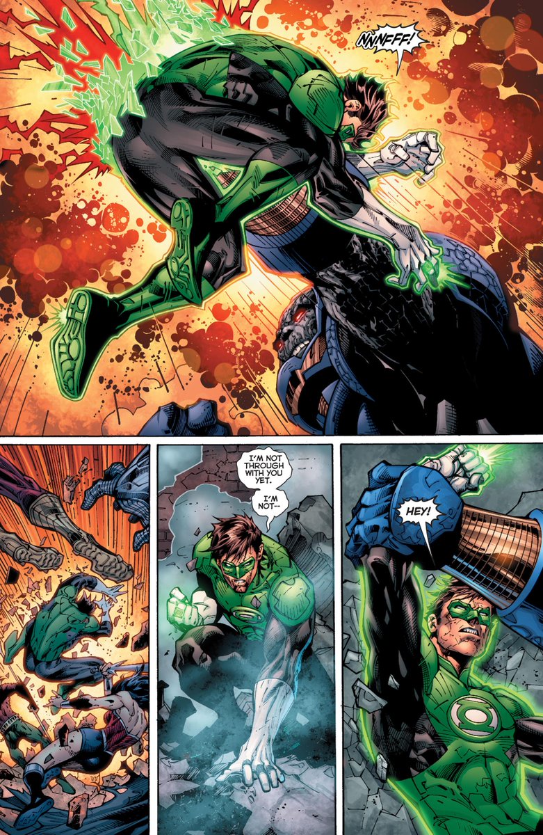 Bemol417647's tweet photo. Note: This is how the fight between Green Lantern and Darkseid went in the COMIC BOOK this scene is adapted from. https://t.co/hE85OvIlbj