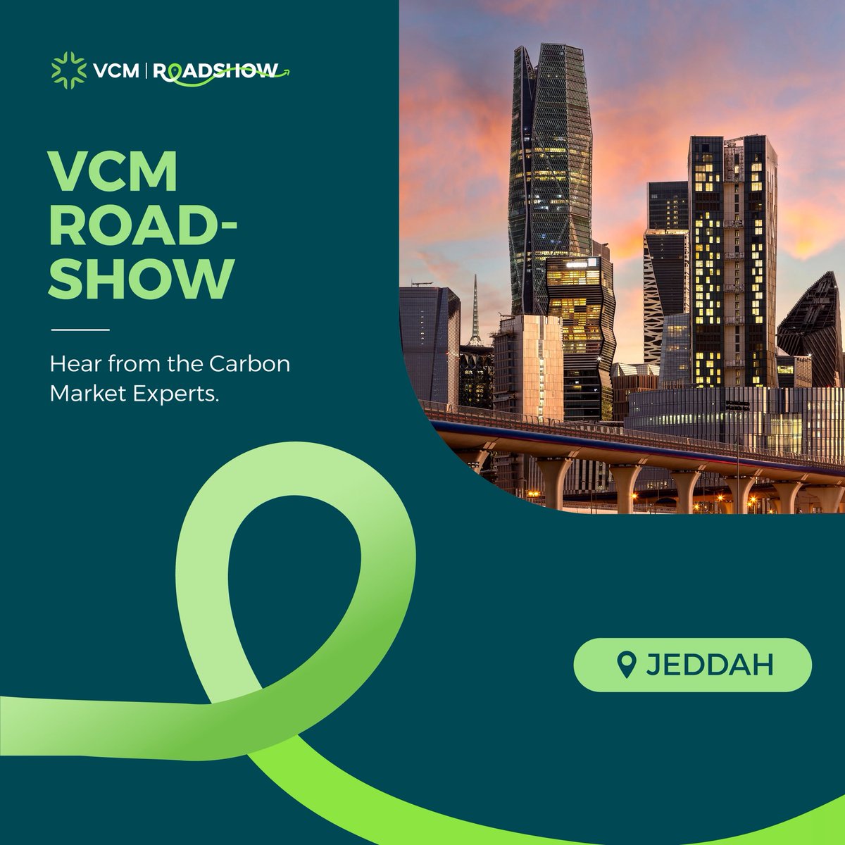 vcm_en's tweet photo. The carbon market conversation continues in Jeddah.
 Meet the speakers joining #VCMROADSHOW to share perspectives, exchange insights and explore opportunities to advance climate action.   Register now.

https://t.co/G3WI81hdVl

#VCM #CarbonMarkets https://t.co/JTJuh1jvKH