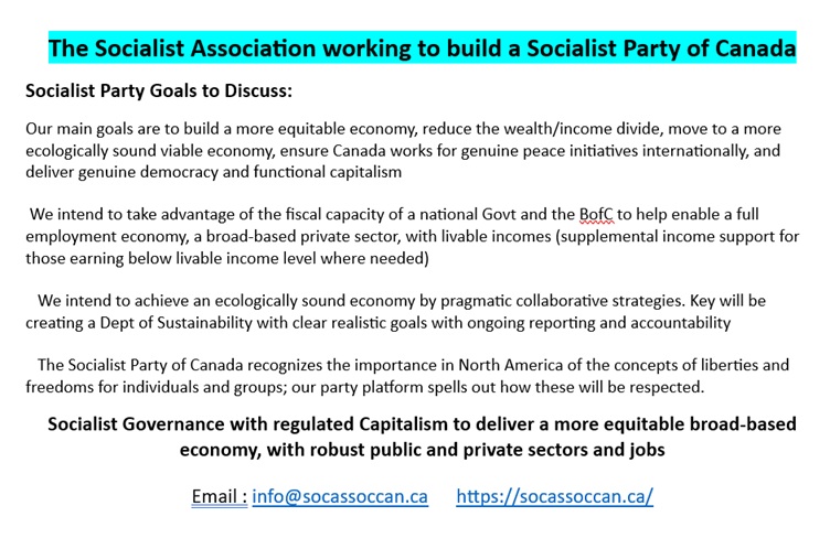 garyCanSA's tweet photo. @libbyliberalnyc Time to elect a socialist party (N American version) Socialist Governance with regulated Capitalism to deliver a more equitable broad-based economy, a robust public &amp; private sector and jobs.  see association proposed platform https://t.co/pQBUO0Cc7z https://t.co/JA3AffC6j5