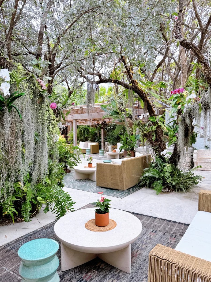 AudinotMagali's tweet photo. Stepping into a dreamy botanical hideaway to escape the noise. https://t.co/qCiWqG9FU4