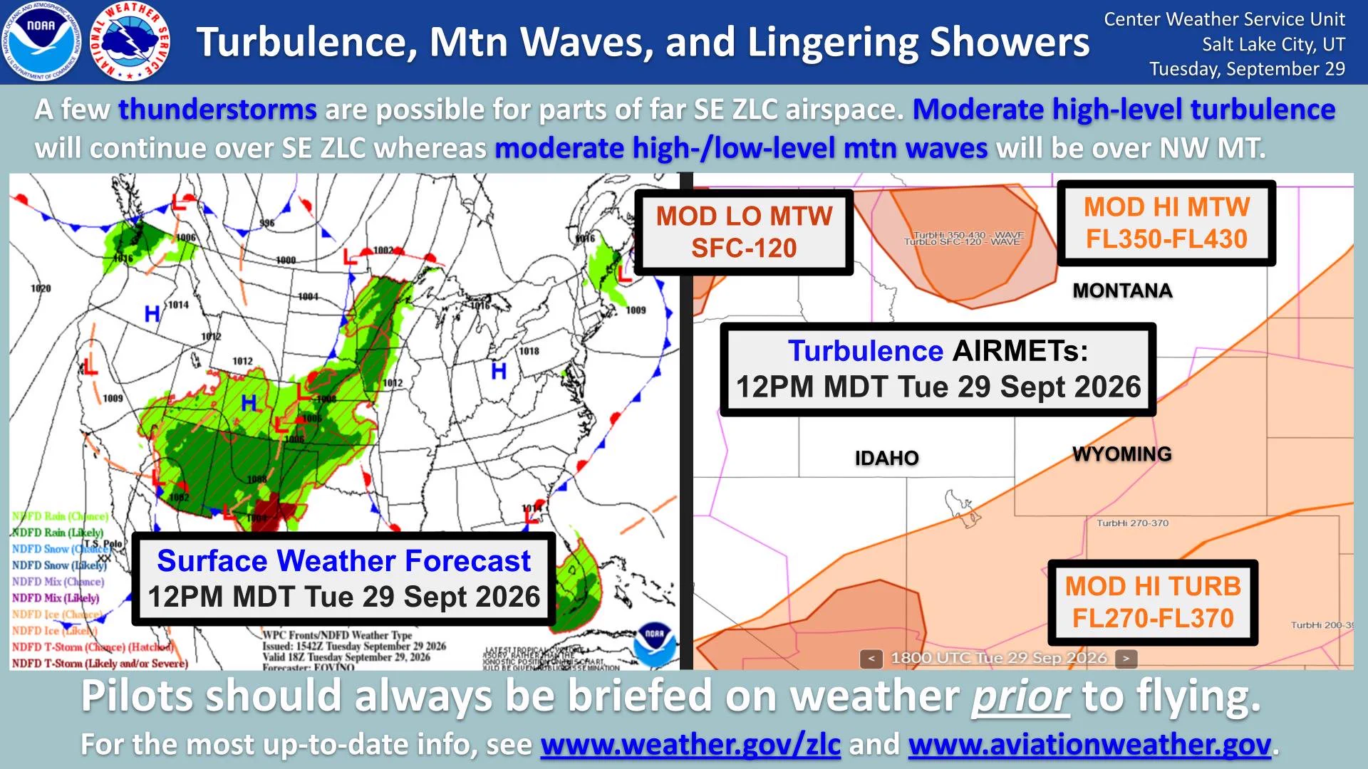 NWS CWSU Salt Lake on X: 