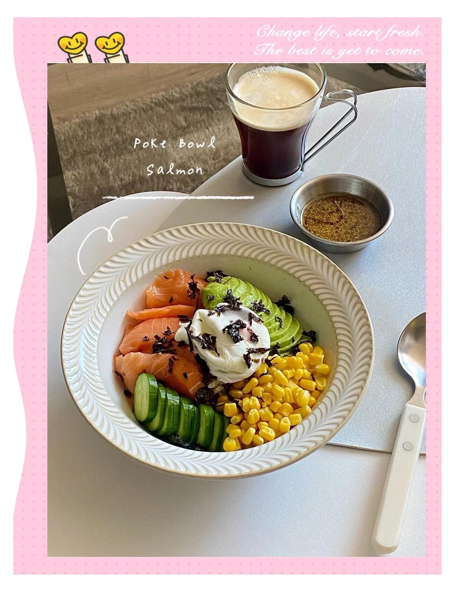 Lawnga7's tweet photo. Hoy almorcé un bowl de arroz integral con verduras asadas y un trozo de salmón, ligero y delicioso. Una comida perfecta para recargar energías!， https://t.co/tTOqLmdiHW