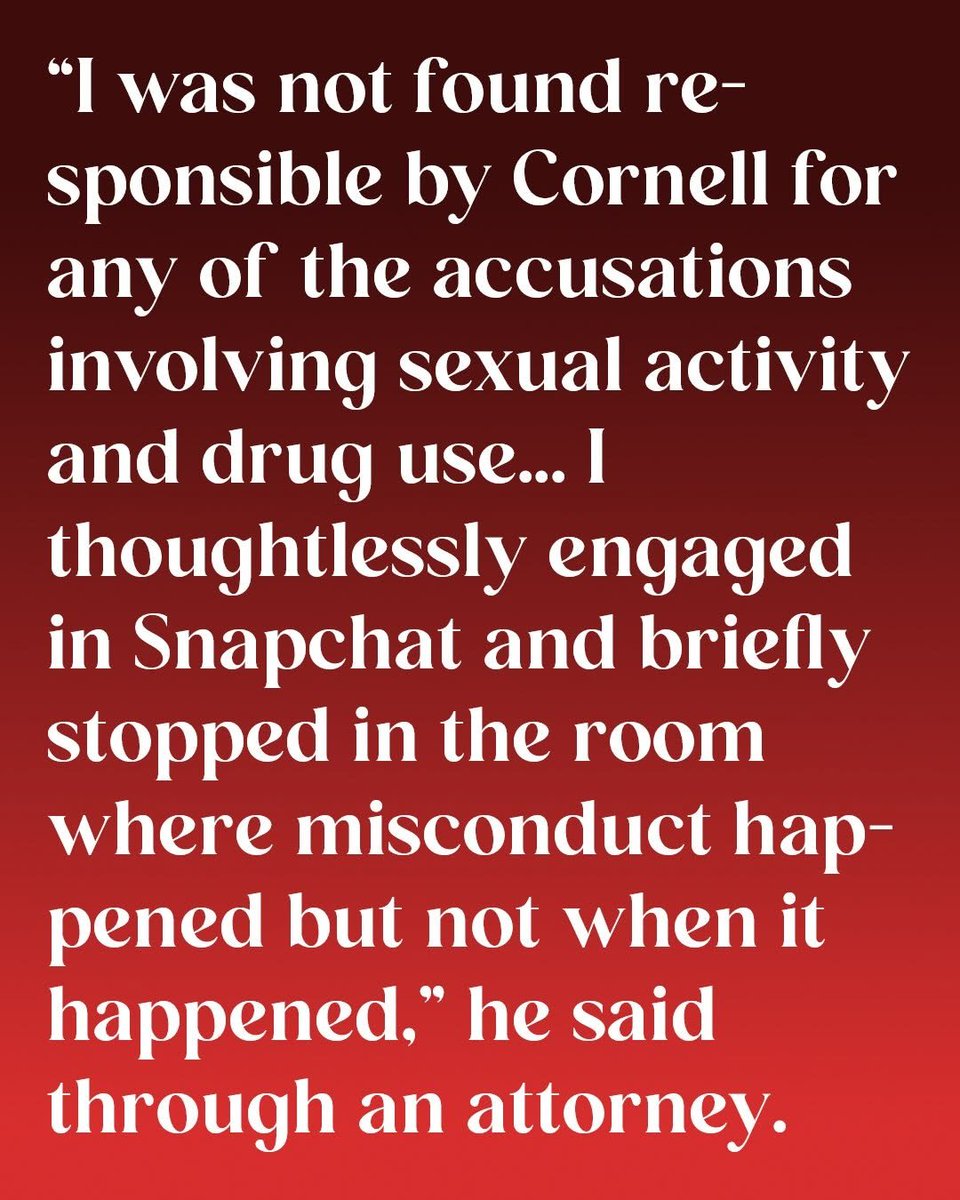 BeauChandler12's tweet photo. "Misconduct" 

#Cornell7 #ScottNorris https://t.co/EdDjWTkV5G