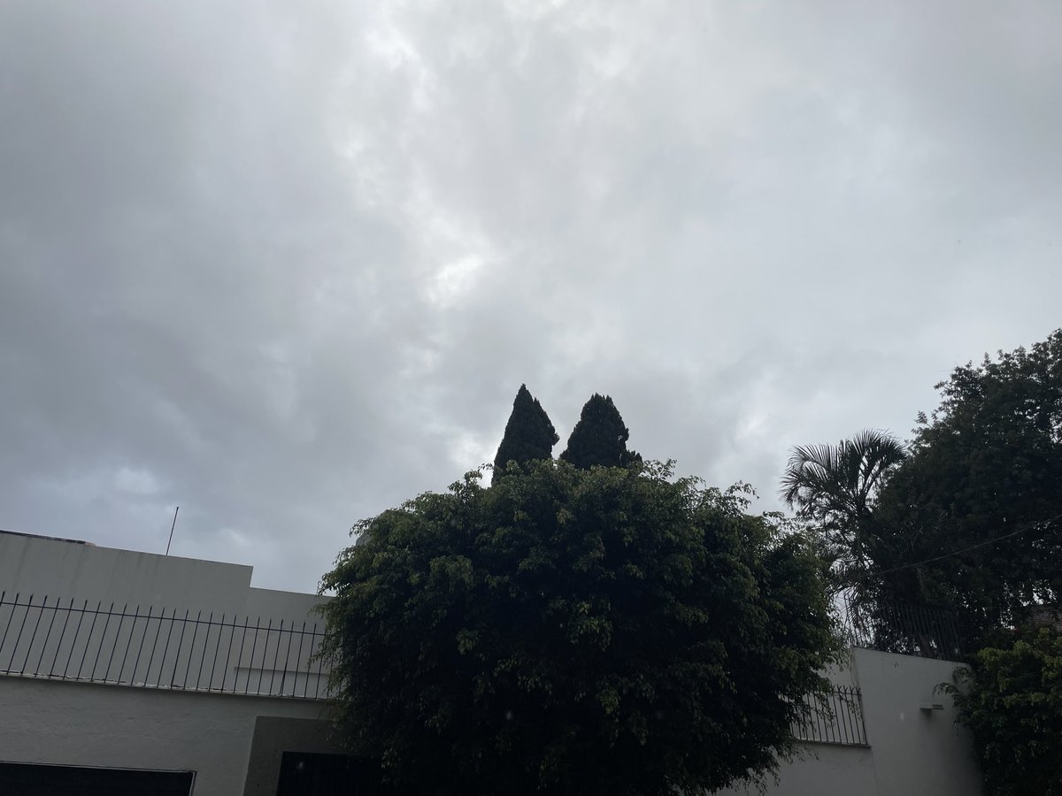 mbucci_'s tweet photo. Hoy amaneció nublado y sin poder correr porque estuvo fuerte la lluvia . Llegó el huracán Polo a México. https://t.co/PcC3d2nI0c