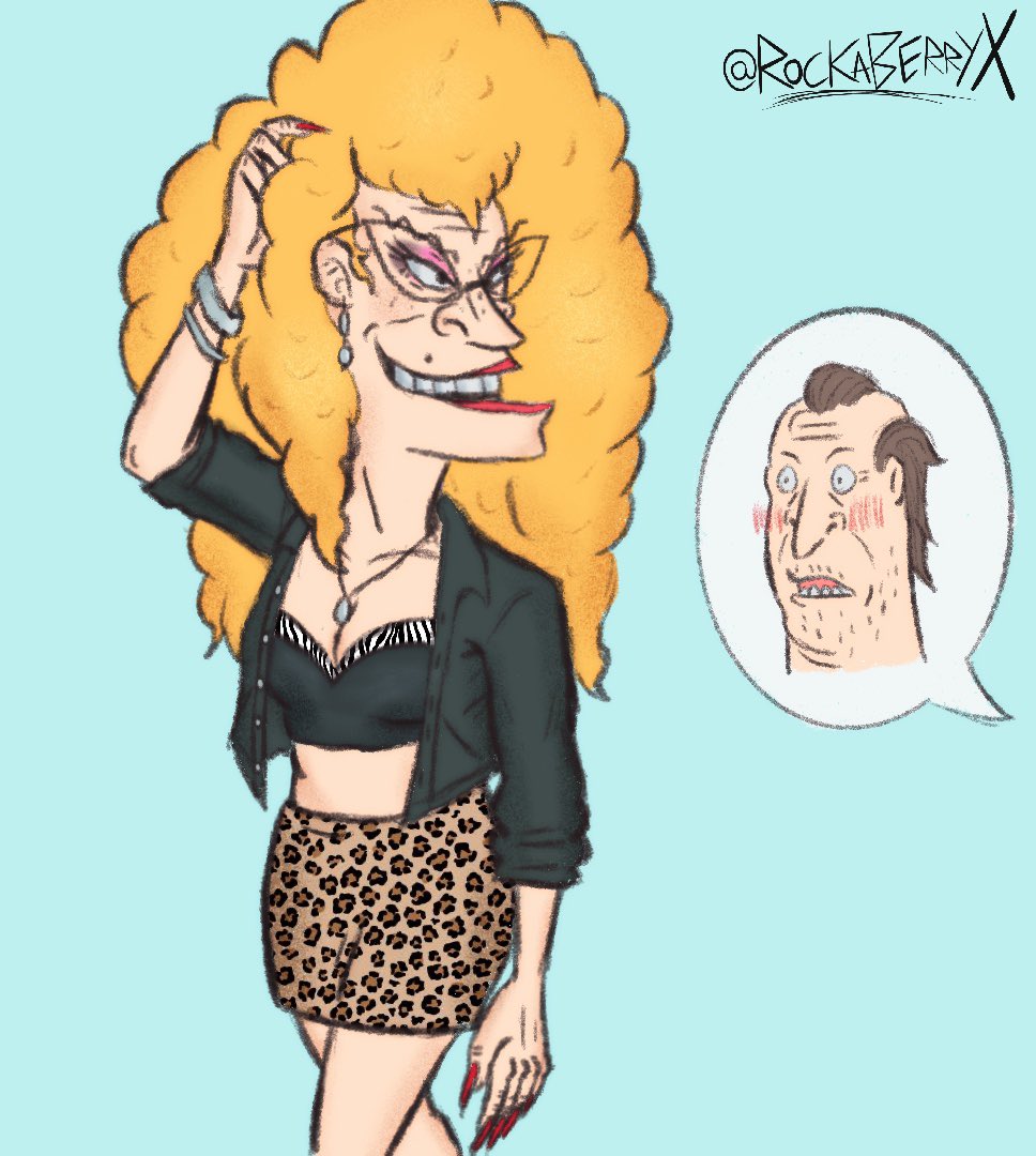 rockaberryx's tweet photo. Beatrice Beavis I love you 😭. Transfem Beavis based on @ziggyvoid’s design of her which itself was based on a couple of au fanfics by Starlightsanti on ao3 #beavisandbutthead #bbhtwt #bnbtwt #beavhead #digitalart #fanart #au https://t.co/a3yfoWiQ0d