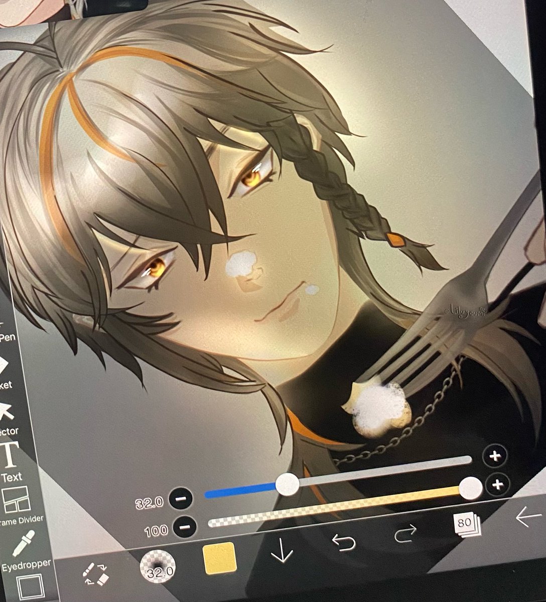 liluyoumi's tweet photo. wip kk ganteng #CMYKrow https://t.co/0z29XuXW9B