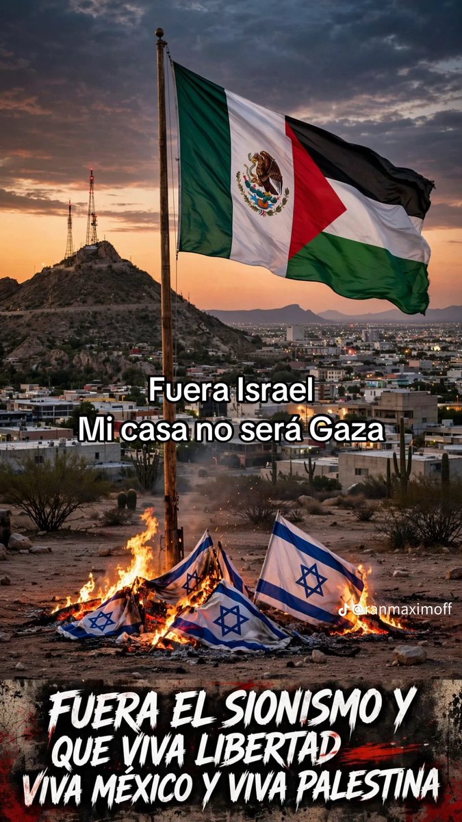 Saceci's tweet photo. Israel, no eres mi hermano y no eres mexicano! 
Fuera de México 👊🏼🇲🇽🇵🇸

#FueraBlackRock https://t.co/g8z89HuGmH