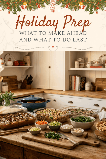 thebriskbite's tweet photo. Holiday dinner stress usually isn't the cooking. It's cooking everything at once.

Some dishes are better made days ahead. Others should wait until the last 10 minutes.

Here's which is which, plus a simple timeline 👇

Details below
#HolidayCooking #MealPrep https://t.co/kRXLffc6Eq