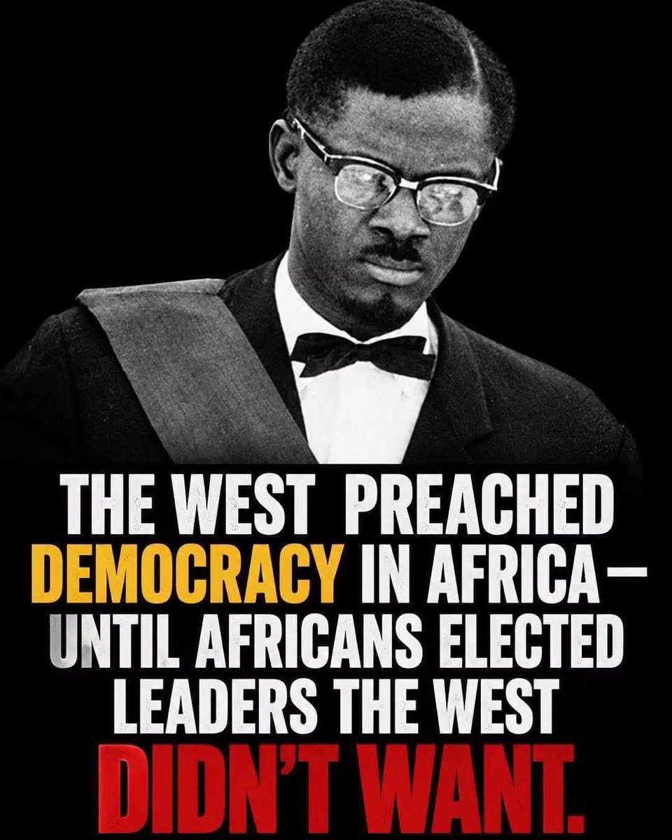 beyondB_DAG's tweet photo. "The west preached democracy in Africa until Africa elected leaders the west doesn't like"

-Patrice Lumumba

No lies detected. https://t.co/zkPvQAgXZh