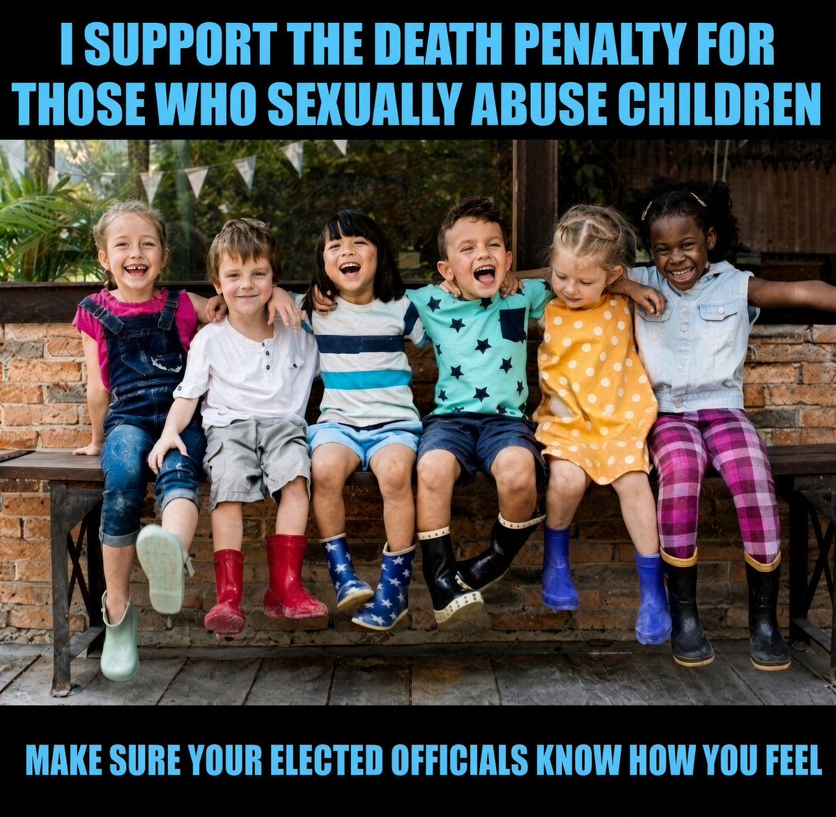 DangerousThinkg's tweet photo. We cannot elect those who let those who hurt children go free https://t.co/lnOESMUZXc