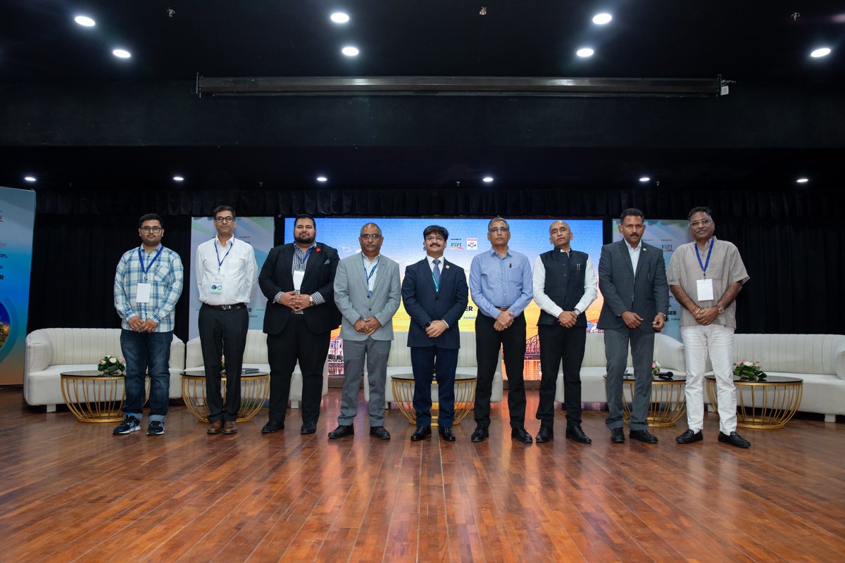 HPCL's tweet photo. Jaipur joined the national Curtain Raiser of India Energy Week (IEW) 2027 through a live webcast from Kolkata, at the Global Institute of Technology, Jaipur.

The audience joined the national proceedings live from Kolkata, witnessing the Curtain Raiser addressed by the Hon’ble Minister of Petroleum & Natural Gas and the Hon’ble Chief Minister of West Bengal, alongside other distinguished dignitaries. The programme also featured addresses by HPCL’s senior leadership and an introduction to MC²+ IGNITE, providing students with an opportunity to connect classroom learning with real-world developments in energy, technology, entrepreneurship and innovation.

The event brought together Shri Amit Garg, Director – Marketing, HPCL; Shri Awadesh Singh, Director – Petroleum, Rajasthan; Shri Ravi Kumar Kandoi, Chairman, Global Institute of Technology, distinguished guests, start-ups and 350+ students, creating an engaging interface between academia, industry and the energy ecosystem.

A meaningful step towards connecting young talent with the ideas, people and innovations shaping India’s energy future.

@HardeepSPuri @PetroleumMin @TheSureshGopi @Secretary_MoPNG @neerajmittalias

#IndiaEnergyWeek2027 #IEW2027 #HPCL #EnergyTransition #EnergyInnovation #MC2Ignite #AcademiaIndustryConnect #EnergyFuture #OneHPCL #DeliveringHappiness