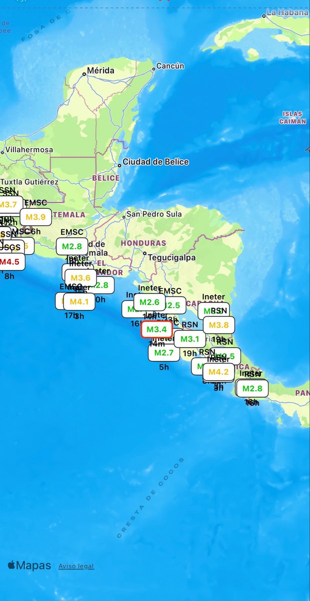 jacome851's tweet photo. Sismo en Nicaragua de 3.4 a 69 kilómetros de profundidad #atodos#terremotos https://t.co/iCNZJZiPcr