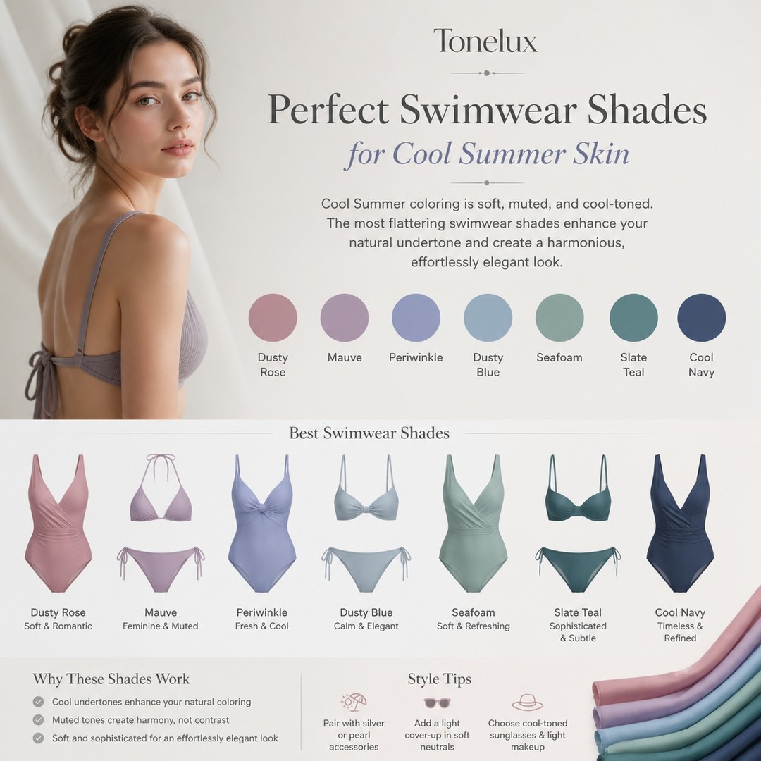 KassandraVte2's tweet photo. Heading to the beach? If you have a Cool Summer complexion, pastel and muted swimwear shades can enhance your natural beauty. Try lavender, soft pink, and sky blue, and coordinate your accessories with the same palette for a polished look. Discover https://t.co/tPZHlxWQB1