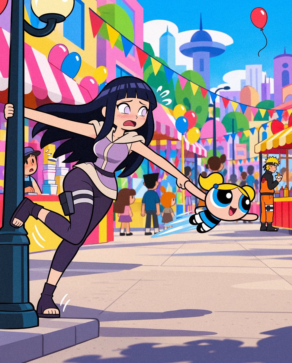 theSosiKevin's tweet photo. Naruto x PPG x KV https://t.co/A0dlXg9MX0