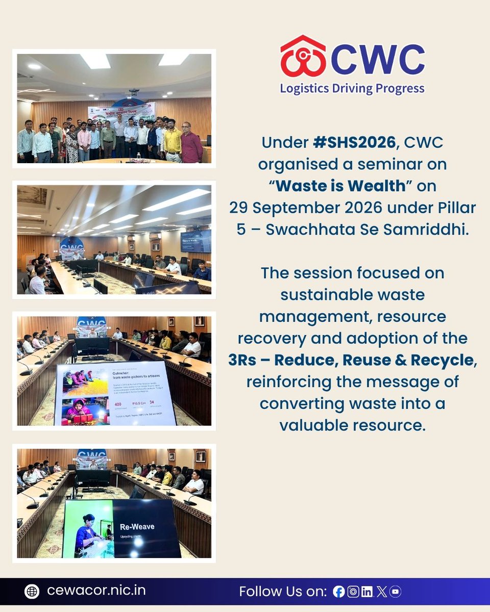 cwc_warehouse's tweet photo. @JoshiPralhad
@PralhadJoshiOfc
@fooddeptgoi
@blvermaup
@Nimu_Bambhaniya
@MDCWC
@Directorprscwc
@Director_FinCWC
@Director_MCP https://t.co/T6n1m45Nz4