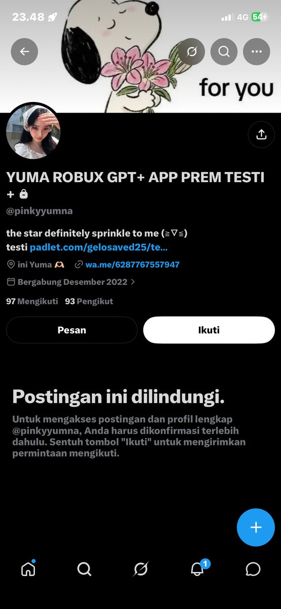 JHS_Diamond's tweet photo. @nudevaste akunnya udh dikunci. https://t.co/qddUkZZHVj