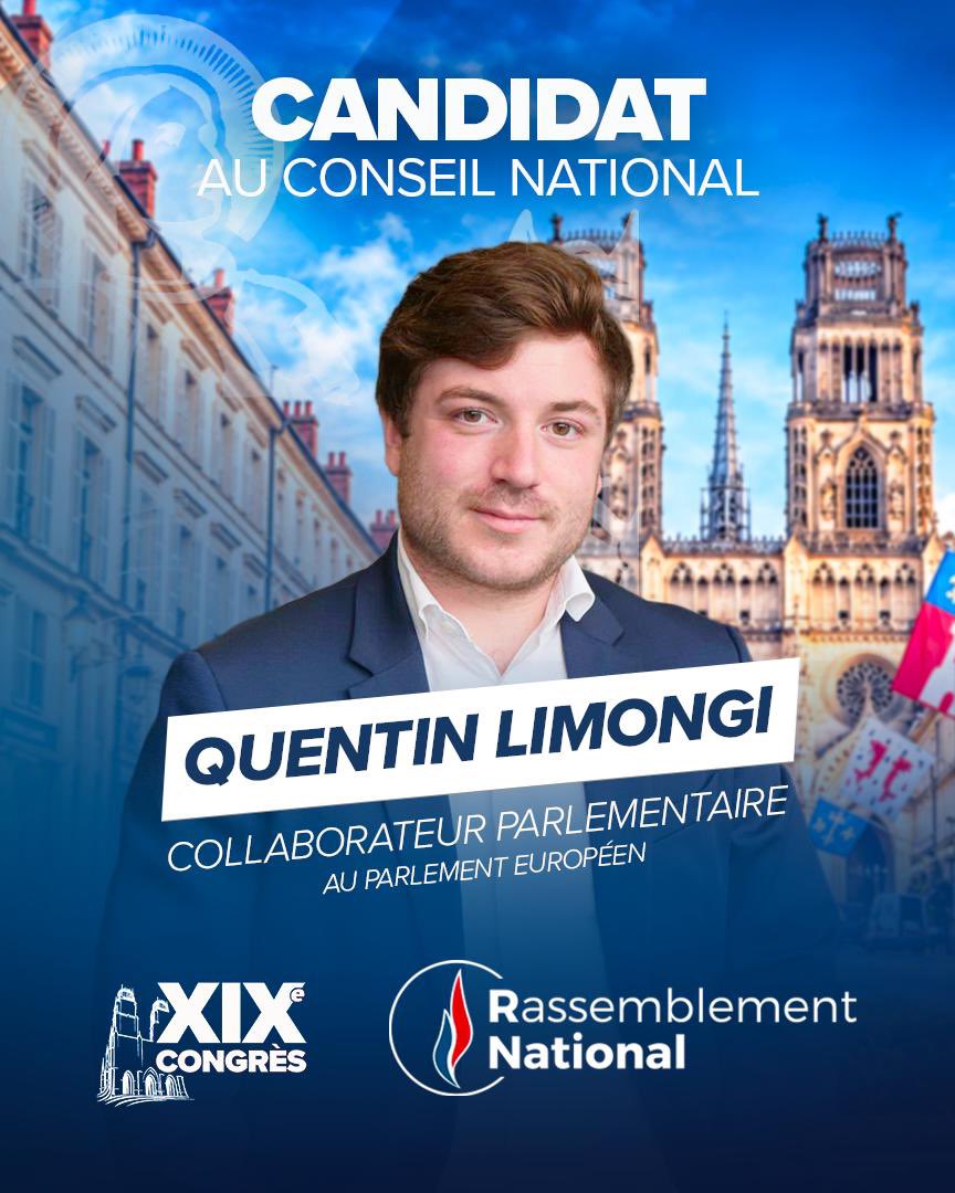 LQuentin_'s tweet photo. 🇫🇷 Militant au @RNational_off depuis mes 18 ans, je suis candidat au Conseil national pour porter la voix d’une jeunesse fière, attachée à ses racines et déterminée à défendre l’avenir de la France.

Chers adhérents, je compte sur votre soutien jusqu’au 22 octobre prochain 🙂 https://t.co/R7NX5Nz5Kp