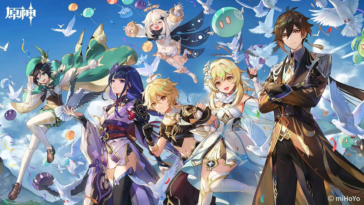 Florentina2ob's tweet photo. Cambiando mi equipo de gachas en Genshin Impact antes de ir a dormir  游戏日常：调整《原神》队伍配置准备睡觉 https://t.co/de43uFFswN