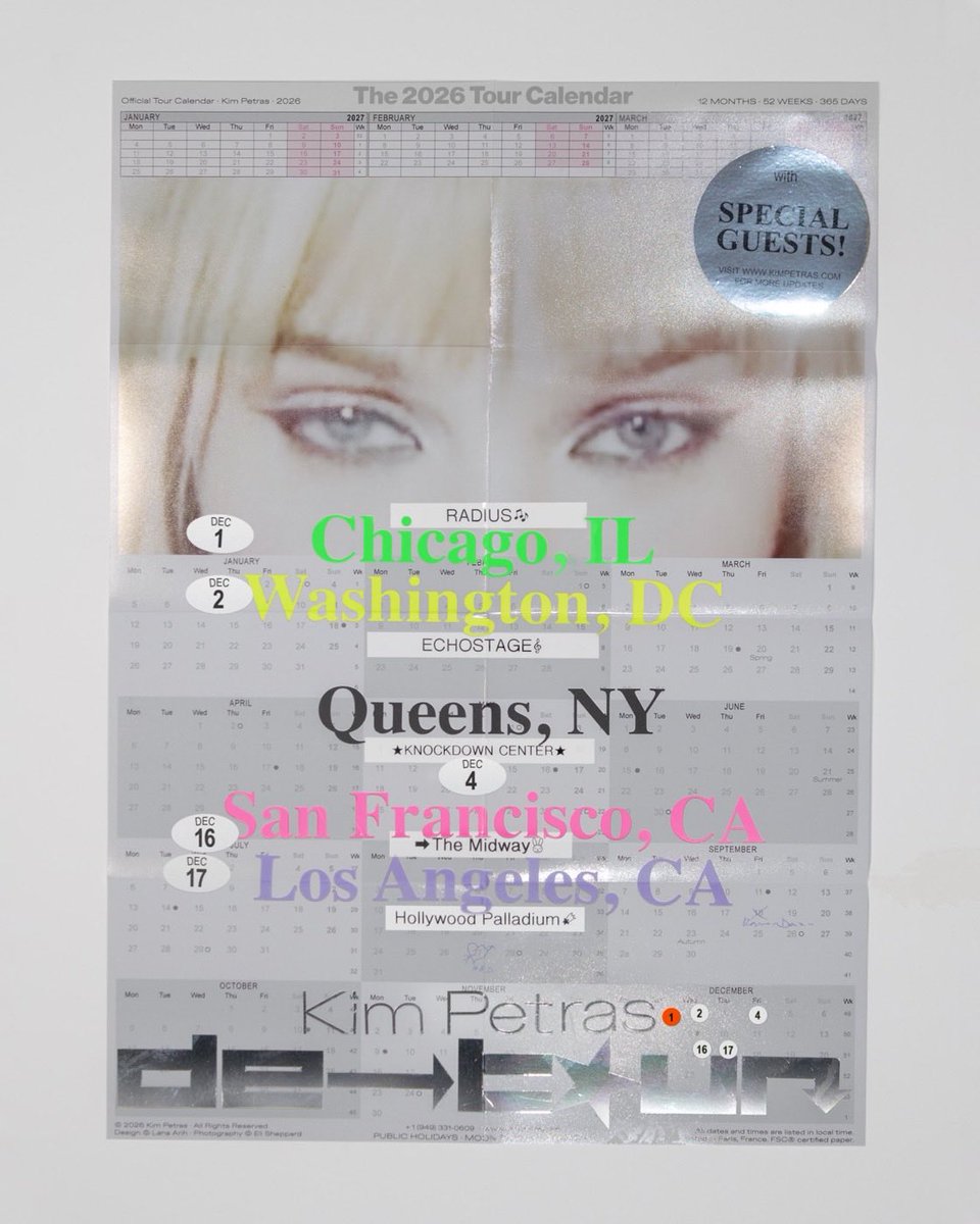 kimpetrasfr's tweet photo. 🎤 Kim vient d’annoncer “De-Tour” une mini tournée aux États-Unis en Décembre. Elle passera par Chicago, Washington, Queens, San Francisco et Los Angeles! 🇺🇸 https://t.co/Oj6dM0UHcL