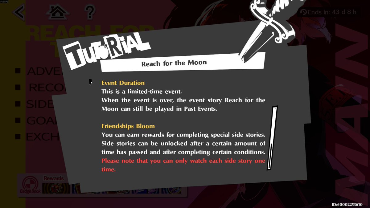 osu_MeovvCAT's tweet photo. The upcoming half of the Kotone Shiomi x P5X Collab event can only be viewed once per account

Skipping events by accident in P5X is very easy as all it takes is fat-fingering right-click without any confirmation prompt. If you care about this event, be careful https://t.co/YyY5JE2gW9
