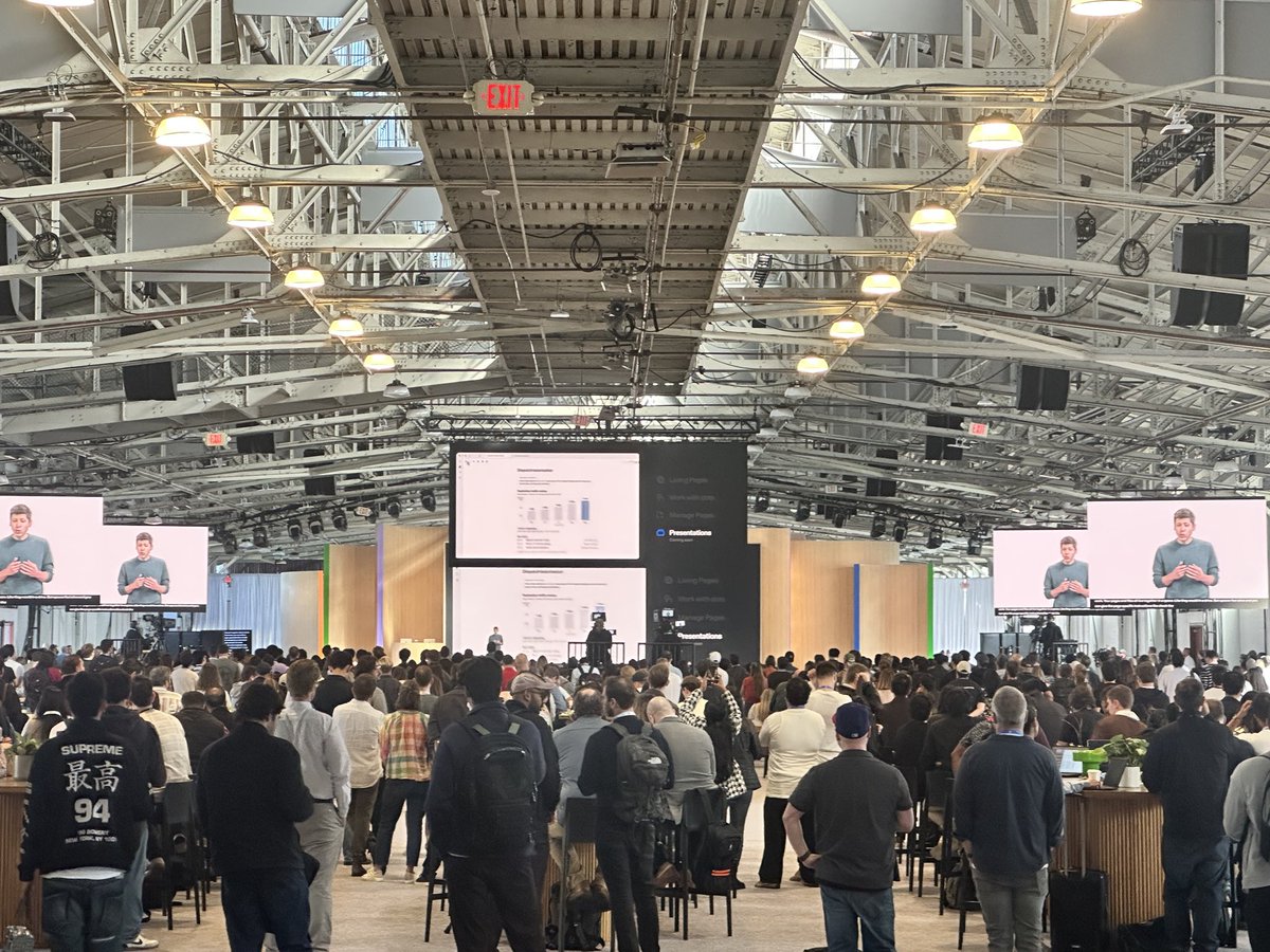 DavidWells's tweet photo. OpenAI dev day. Letsss goooooo https://t.co/UarXn41PQe