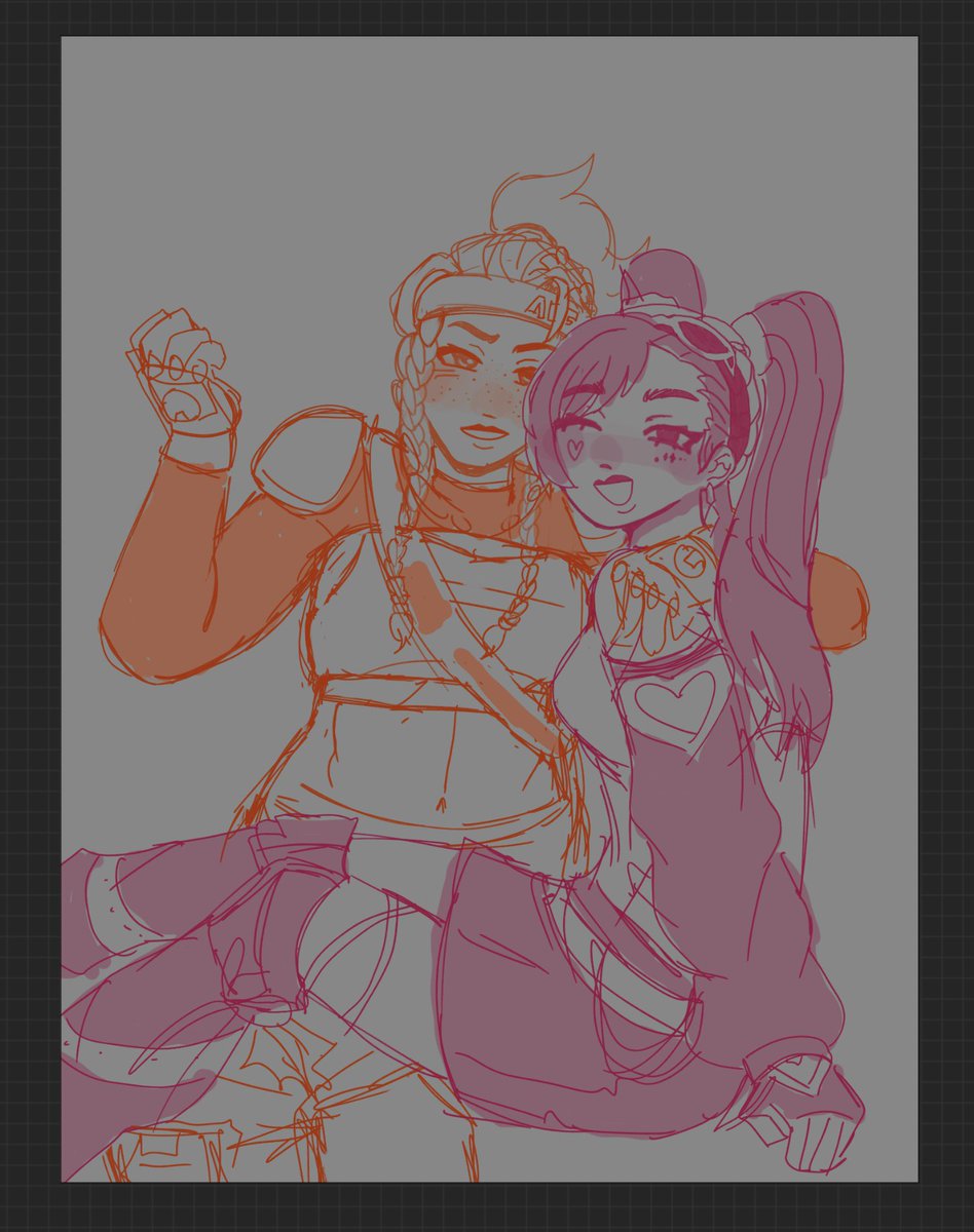 inkiedot's tweet photo. cries bc all I have are wips 

anyways girls in love W

#firesquire https://t.co/zH6Uexq66X
