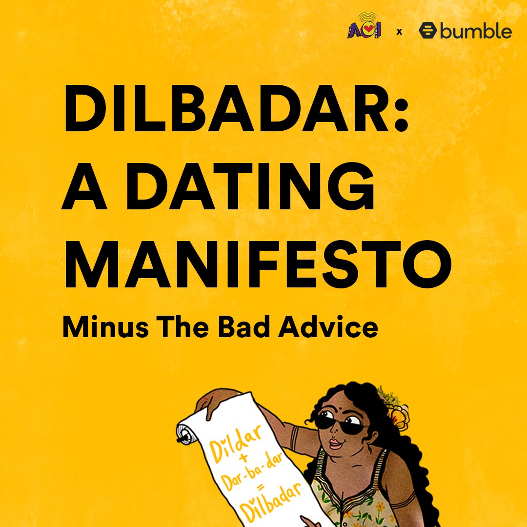 AgentsofIshq's tweet photo. Want to retire from all that tired dating advice? Here’s a mini manifesto, minus the mambo-jumbo, kyuki we like it straight and simple, ekdum dil se!
Illustrated by Navedita @exoticdirtbag
https://t.co/IUHXVrUsym
#datingtips #advice https://t.co/n7XpqpFzMo