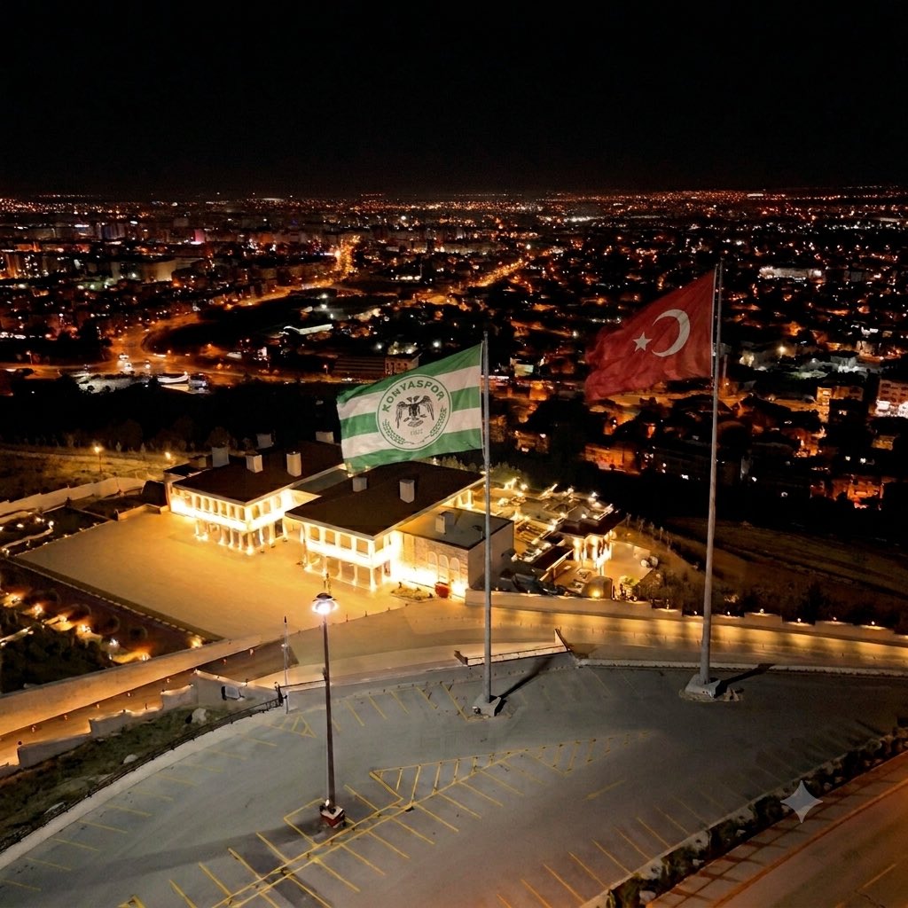 Hsynekinci___'s tweet photo. Konya'nın her köşesinde Konyaspor'u hissetmek harika olurdu! 

Şehre bir Konyaspor kavşağı kazandırılması, stadyum çevresindeki kaldırımların yeşil-beyaz renklere bürünmesi ve Akyokuş’ta şanlı Türk bayrağımızın hemen yanında dalgalanan bir Konyaspor bayrağı... https://t.co/AOZg1qqEqz